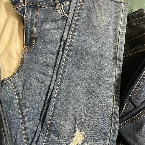 Liverpool Women's Skinny Jeans - Green, Dark Blue, Black - Picture 2 of 6